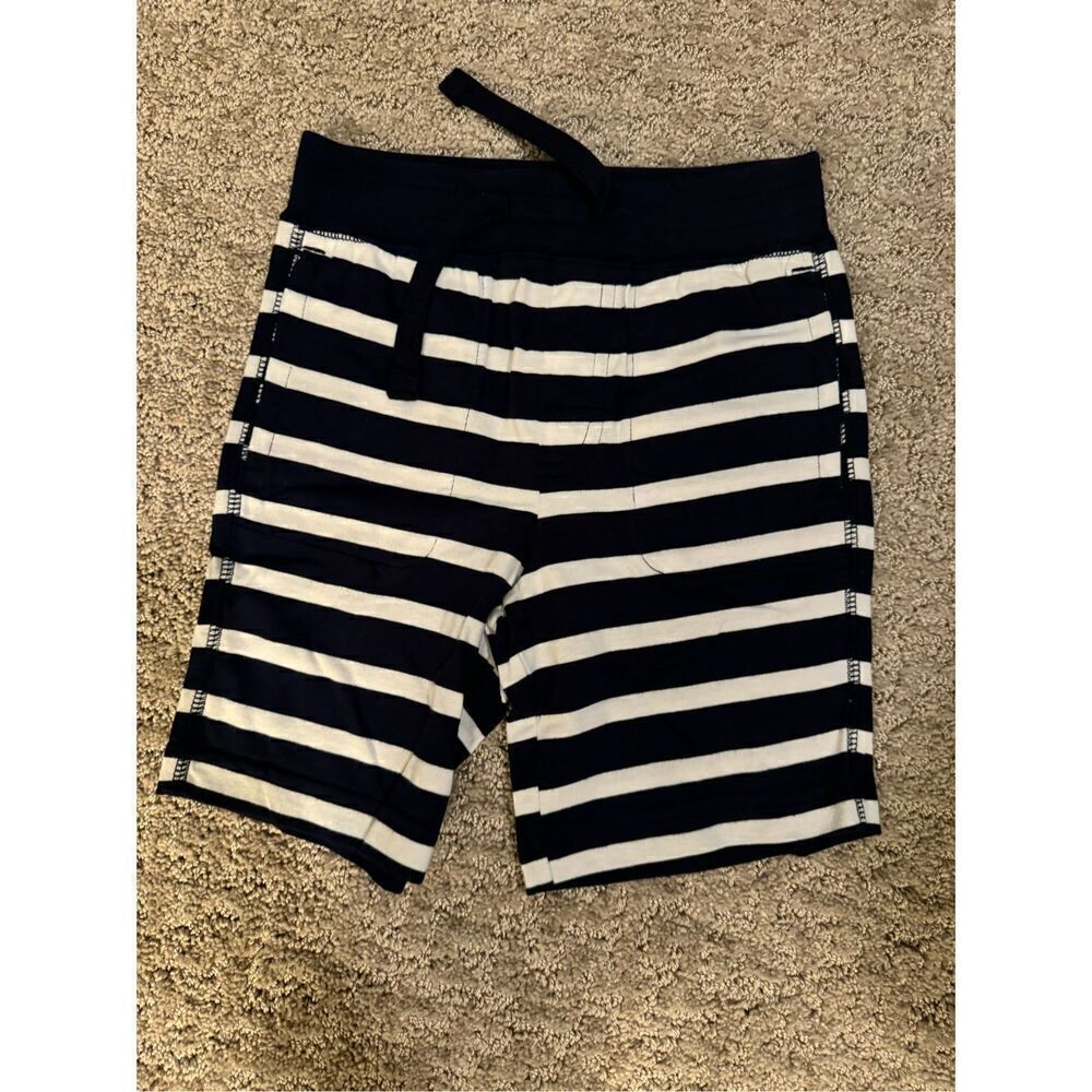 Boys 3T navy/white striped organic cotton shorts new without tags from Gap